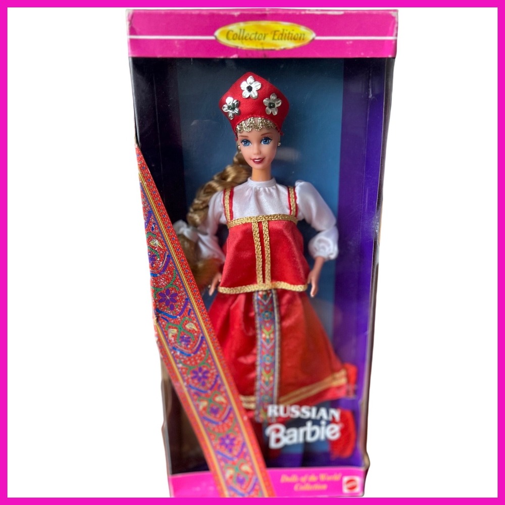 Mattel 1996 Russian Barbie Dolls of the World Collector Edition 16500 New in Box